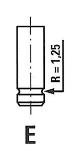 Клапан выпускной R6095/RCR Freccia