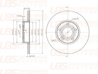 Тормозой диск b2202001 UBS