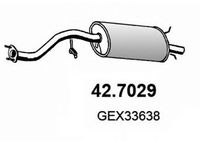 Глушитель выхлопных газов конечный 42.7029 Asso