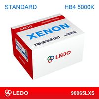 Лампа ксеноновая головного света HB4 P22d 5000K Standard 12V 35W Картон 2 шт 90065LXS Ledo
