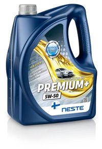 Моторное масло NESTE PREMIUM+ 5W-50 4 л 116645 Neste