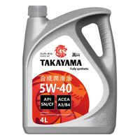 TAKAYAMA 5W-40, SN/CF, 4л. Моторное масло 605521 Takayama