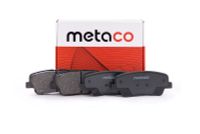 Колодки тормозные задние дисковые к-кт для Hyundai Genesis (BH) 2008-2014 3010-037 Metaco