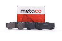 Колодки тормозные задние дисковые к-кт 3010069 Metaco
