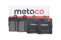 Колодки тормозные задние дисковые к-кт 3010-084 Metaco