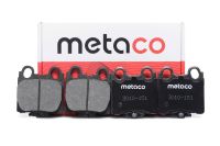 Колодки тормозные задние дисковые к-кт 3010-151 Metaco