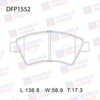 Колодки тормозные дисковые Double Force dfp1552 Double Force