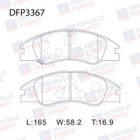 Колодки тормозные дисковые Double Force dfp3367 Double Force