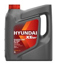 Моторное масло HYUNDAI XTeer Gasoline G700 5W30 SN, 4 л, синтетическое;; 1041135 Hyundai XTeer