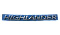 Надпись original "Highlander" Хром aot00006chx SDS Exclusive