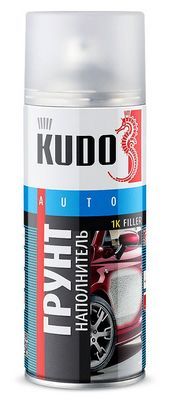 Эмаль спрей KU-2202 Грунт-наполнитель 1К (красно-коричневый) 520 мл. ku2202 Kudo