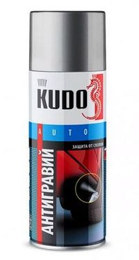 "Мастика-антигравий ""KUDO"" (520мл) серый аэрозоль";; ku5221 Kudo