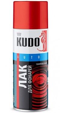 Эмаль спрей KU-9021 Лак для тонировки фонарей черный 520 мл. ku9021 Kudo