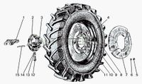 Ступица заднего колеса голая (50-3104015) 503104015 МТЗ