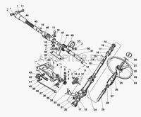 Вал карданный рулевой L130 шарнир МТЗЮМЗ (шпонкашпонка); 503401060 МТЗ