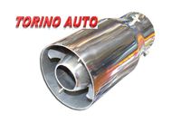 Насадка на глушитель d=65мм нержавеющая сталь TORINO hj558 Torino Auto