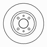 диск тормозной передний 1815209932 Sbs