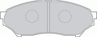 Тормозные колодки дисковые MITSUBISHI PAJERO PININ 99- передн. FDB1596 Ferodo