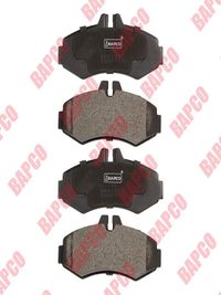 Колодки тормозные дисковые передние, комплект, шт BP0193 Bapco