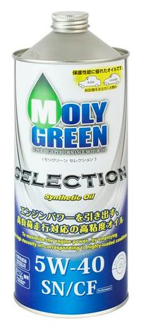 Масло моторное MOLY GREEN SELECTION SN CF 5W40 1L 0470088 MolyGreen
