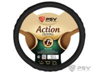 Оплетка руля L PSV Action Fiber экокожа черная 125859 PSV