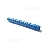 Шланг радиатора гофрированный д.35мм длинна 400мм (синий силикон) 15327 CS-20