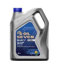 S-OIL 7 BLUE#7 CF-4/SG 5w-30 6л. полусинтетика e107890 S-Oil Seven