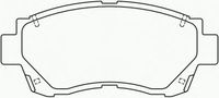 Комплект тормозных колодок, дисковый тормоз P 83 027 Brembo
