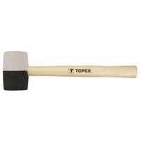 Резиновая киянка TOPEX из черно-белой резины 58 мм  450 г 02A354_15504805 02a354 Topex