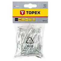 TOPEX Заклепки алюминиевые 4.8 мм x 8 мм, 50 шт. 43E501 43e501 Topex