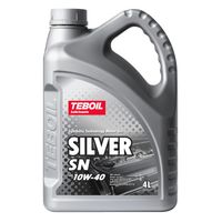 Teboil Silver SN 10W-40, 4л. Моторное масло 3452412 Teboil