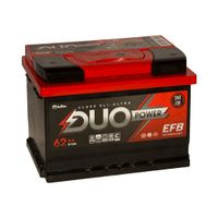 аккумулятор DUO POWER EFB 62 А/ч 610A обр.п. (242х175х175) 6СТ-62 VLЗ(R) низкий корпус duopefb623rn Duo Power