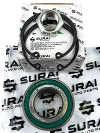 Ремонтный комплект ступицы передний 2108 (подшипн, кольцо, гайка) sr01729 Surai