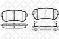 Колодки тормозные задние дисковые к-кт для Hyundai Creta 2016> 001 087B-SX Stellox