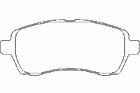 Комплект тормозных колодок, дисковый тормоз MDB2875 Mintex