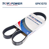 Ремень приводной Toyopower 6PK1070 6PK1070 Toyopower