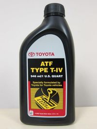 Жидкость трансмисионная ATF TYPE T-IV (T-II,T-III 00279000T401 Toyota