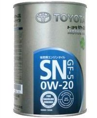 Моторное масло TOYOTA Motor Oil GF-5 SN SAE 0W-20 0888010506 Toyota