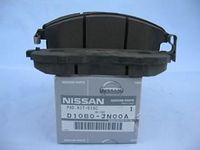 Комплект тормозных колодок D1060JN00A Nissan