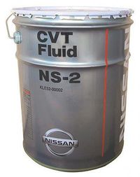 Трансмиссионное масло NISSAN CVT Fluid NS-2 (20л) KLE5200002 Nissan