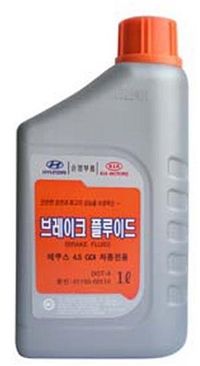 Жидкость тормозная Hyundai Brake Fluid DOT-4 (1л) 0110000110 Hyundai-Kia