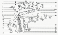 Опора гидравлическая рычага клапана Нива 55 (SOQ=8) 21214-1007160-30-0 General Motors