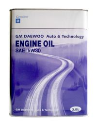 Моторное масло GM SAE 5W-30 (3,8л) 93744588 General Motors