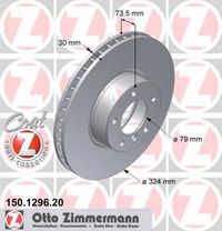 Тормозной диск 150.1296.20 Zimmermann