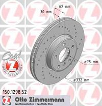 Тормозной диск 150.1298.52 Zimmermann
