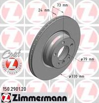Тормозной диск 150.2901.20 Zimmermann
