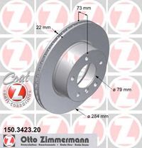 Тормозной диск 150.3423.20 Zimmermann