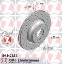 Тормозной диск 150.3428.52 Zimmermann