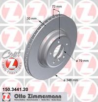Тормозной диск 150.3441.20 Zimmermann