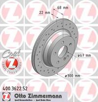 Тормозной диск 400.3622.52 Zimmermann